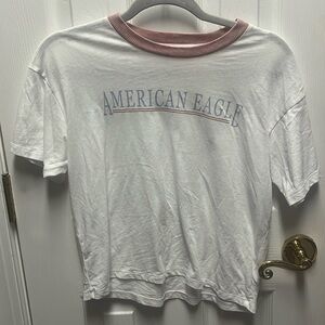 American Eagle cropped tee